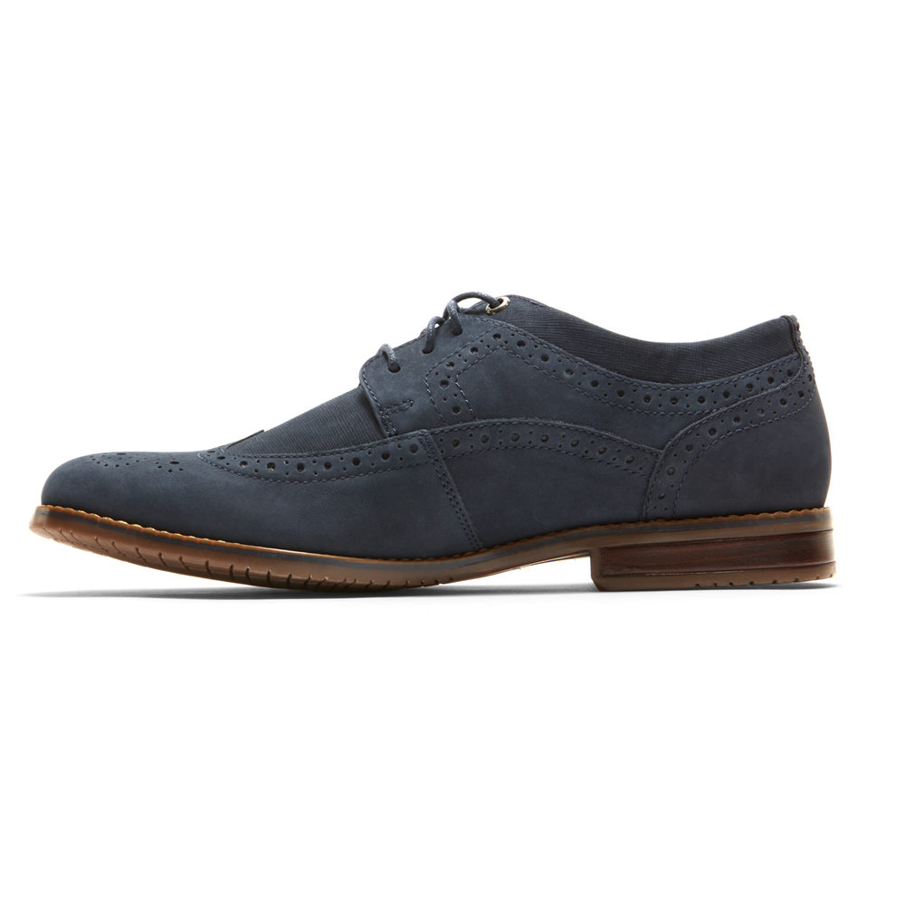 Rockport Oxfords Herr Marinblå - Style Purpose 3 Wingtip - RTGDZ8276